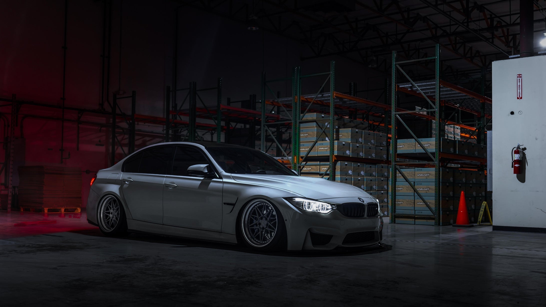 A BMW M3 (G80) on Variant forged 3-piece wheels