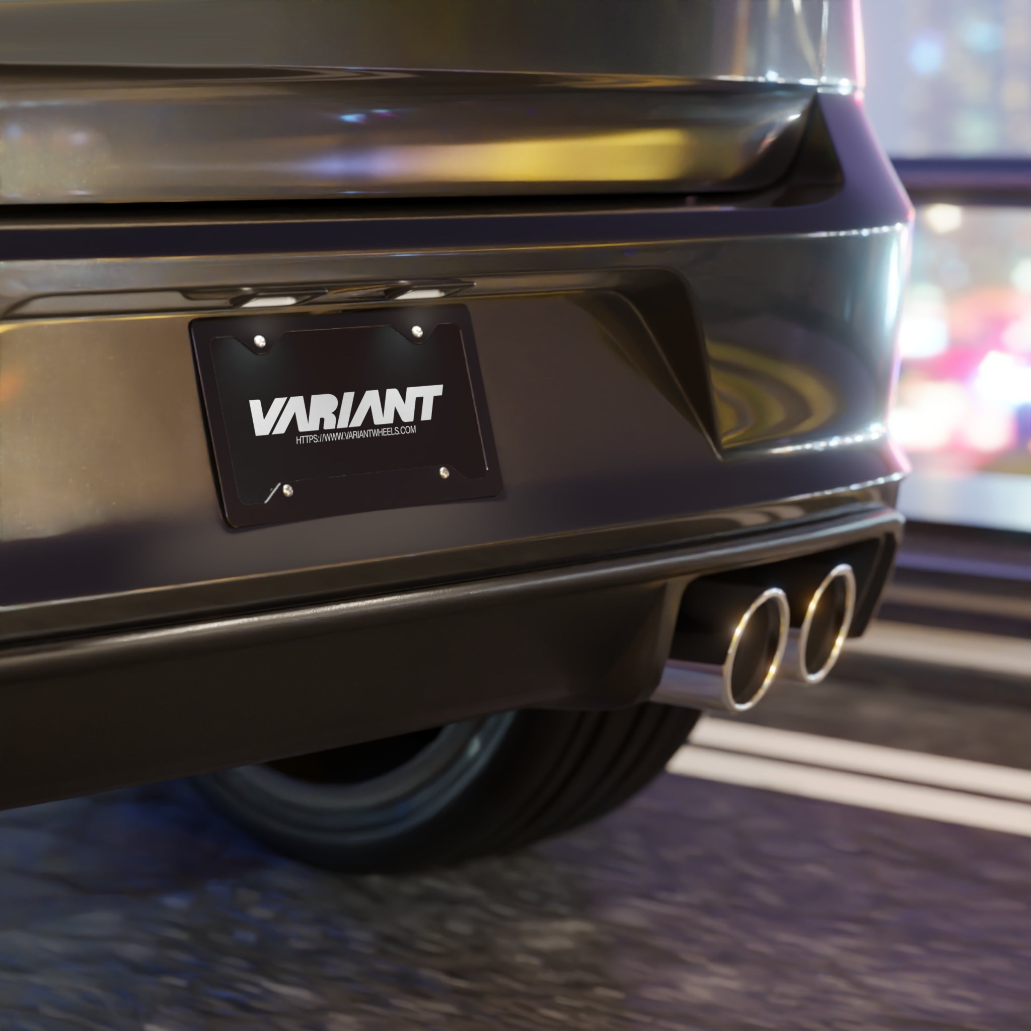 VARIANT Vanity Plate ( BLACK )