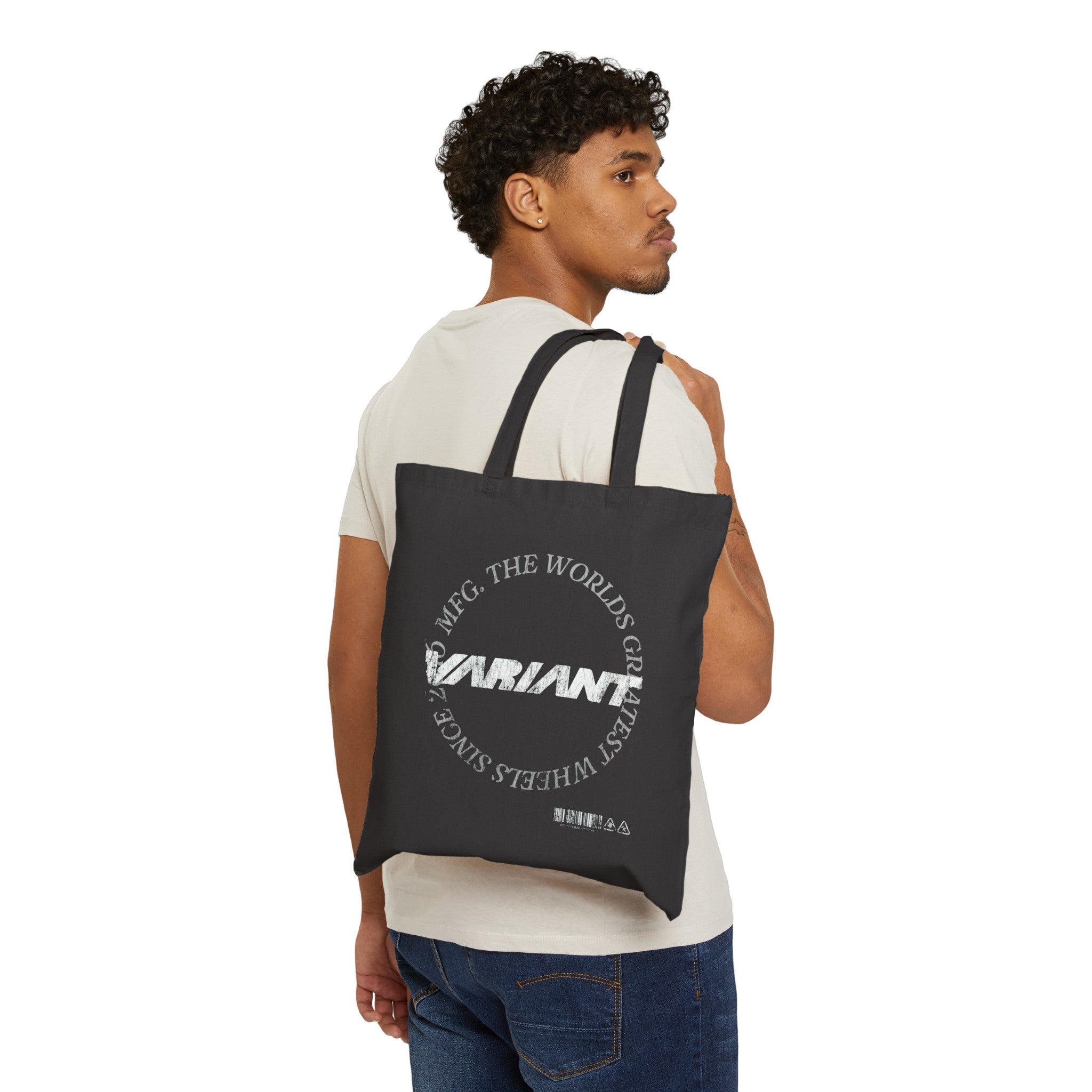 Variant Canvas Tote Bag ( Black )