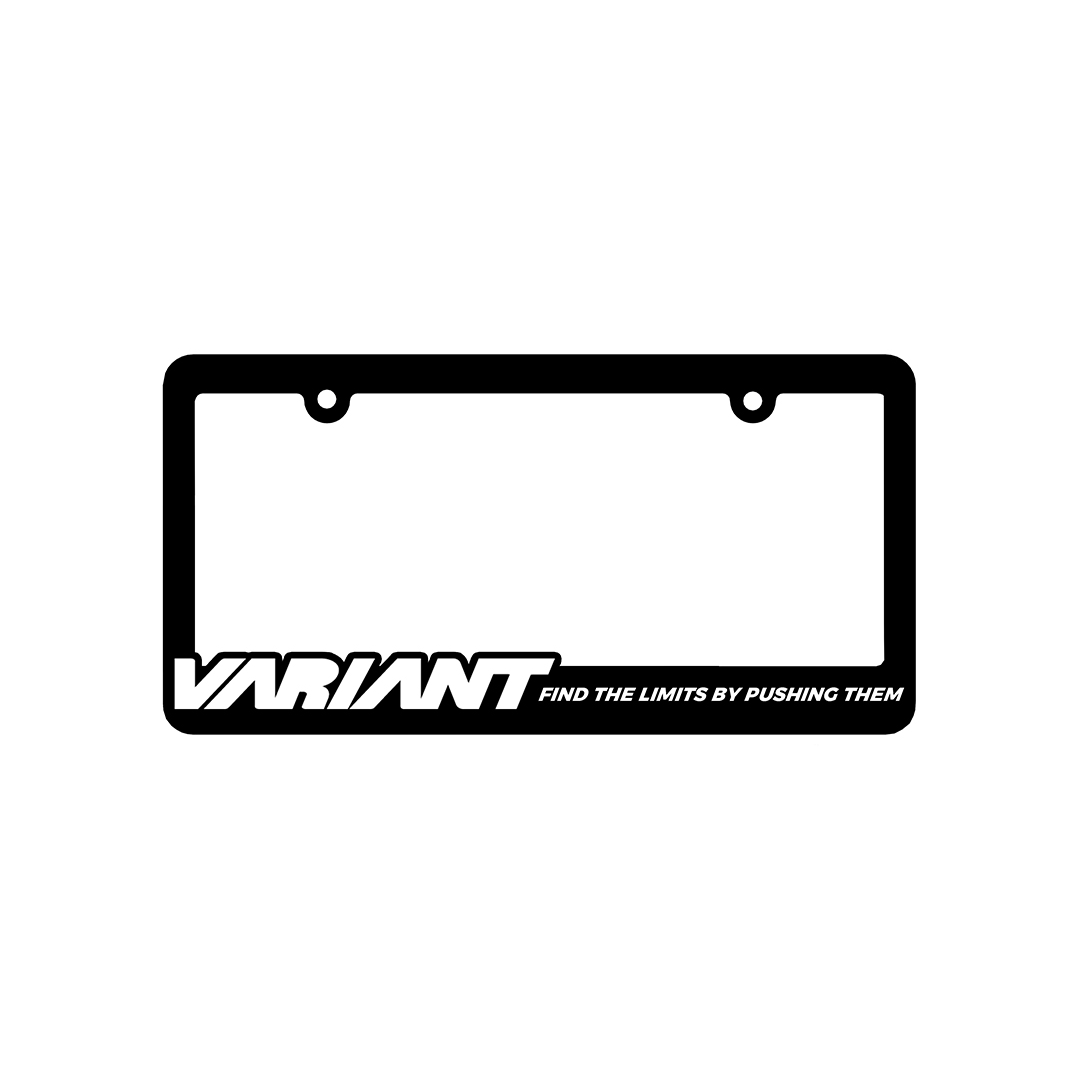 "Limits" License Plate Frame