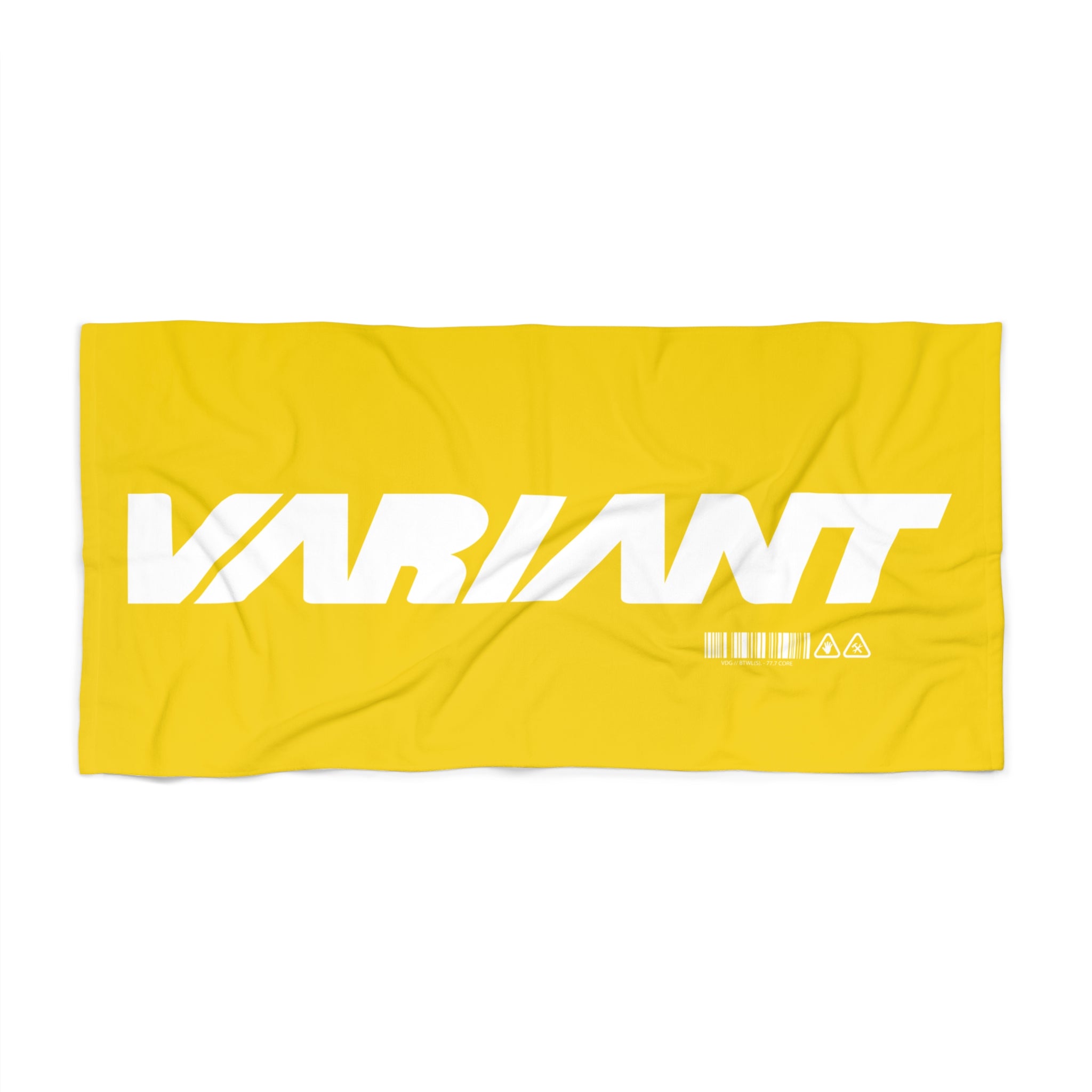 Variant Core Beach Towel (Yellow)