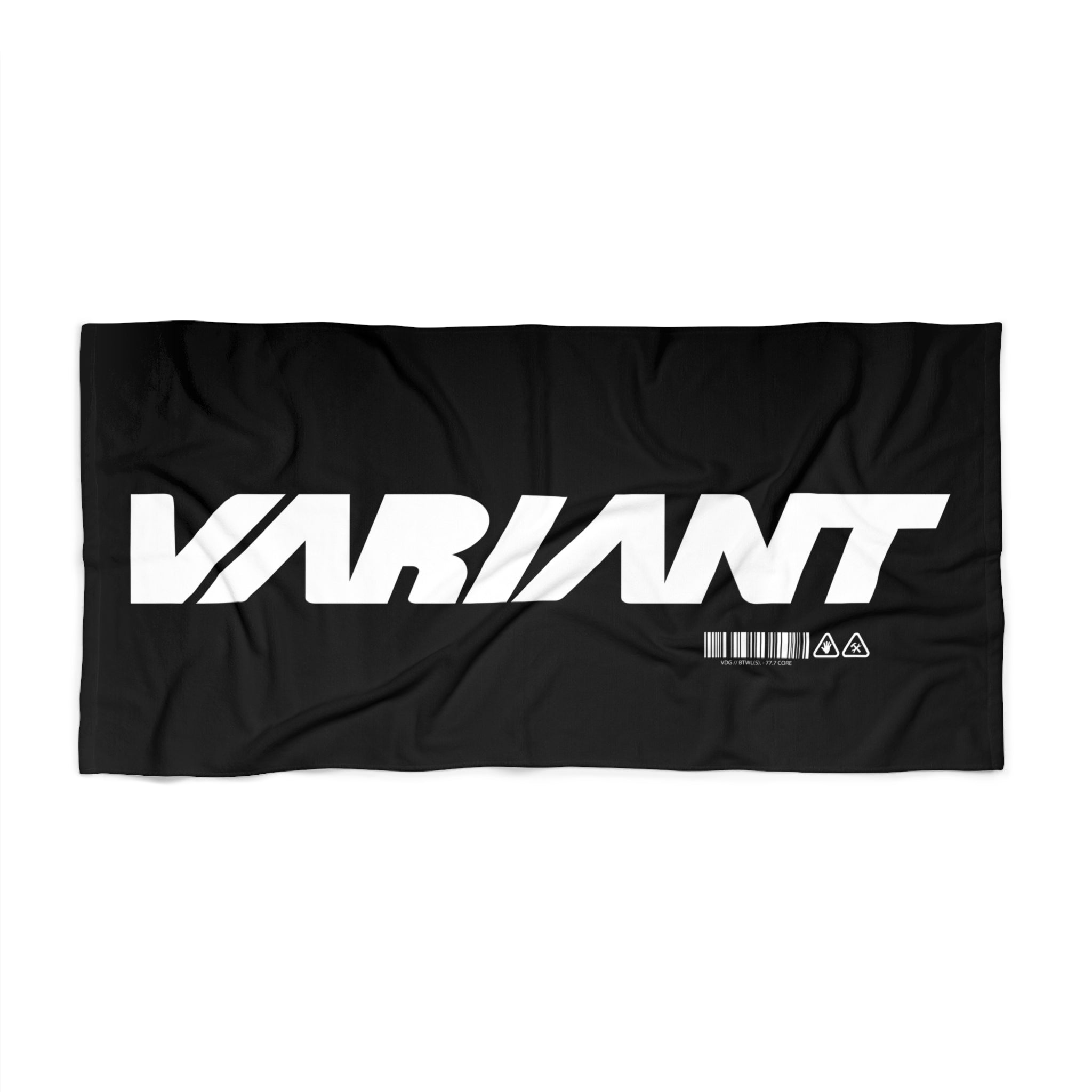 Variant Core Beach Towel (Black)