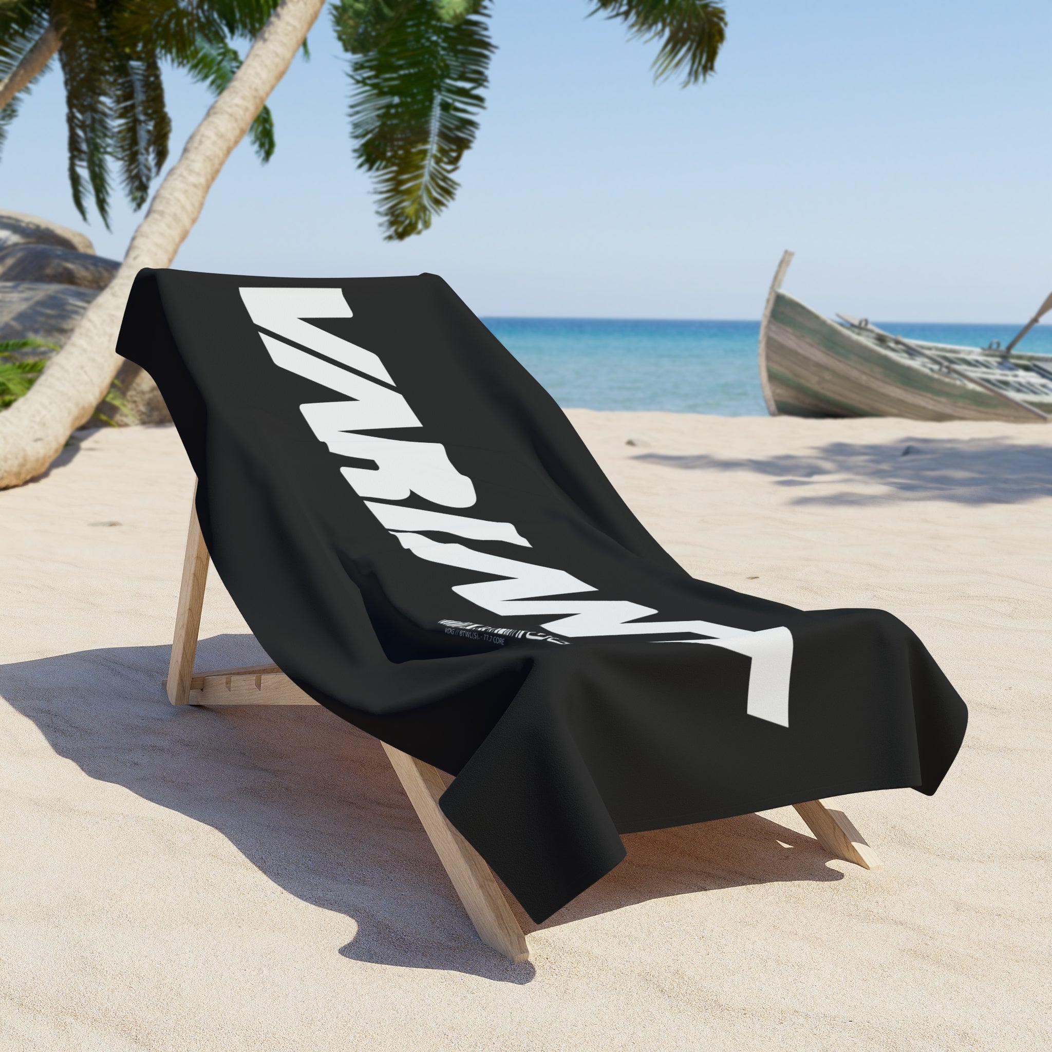 Variant Core Beach Towel (Black)