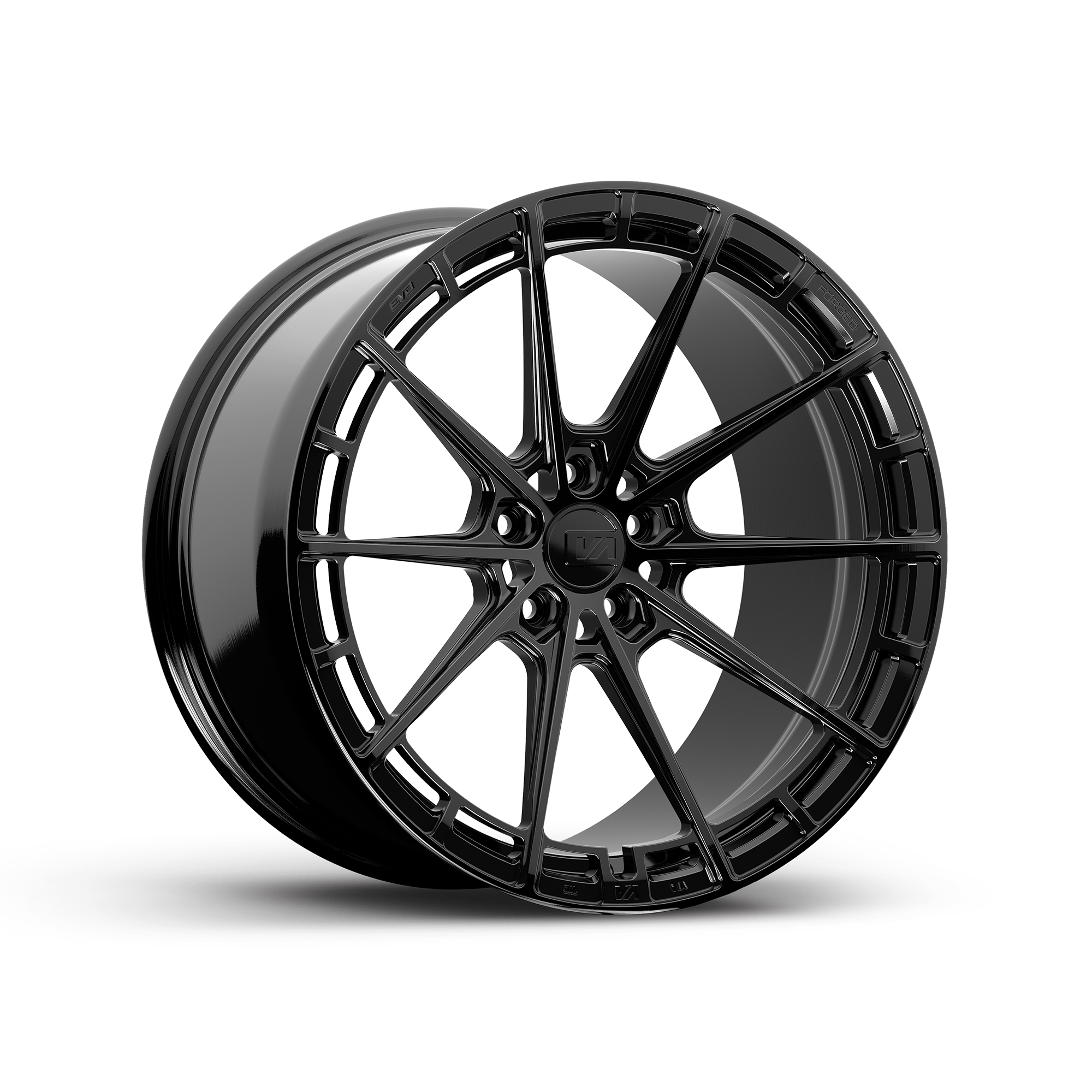 19x8.5 / 19x11 Forged Aure Gloss Black | 2009-2015 Audi R8