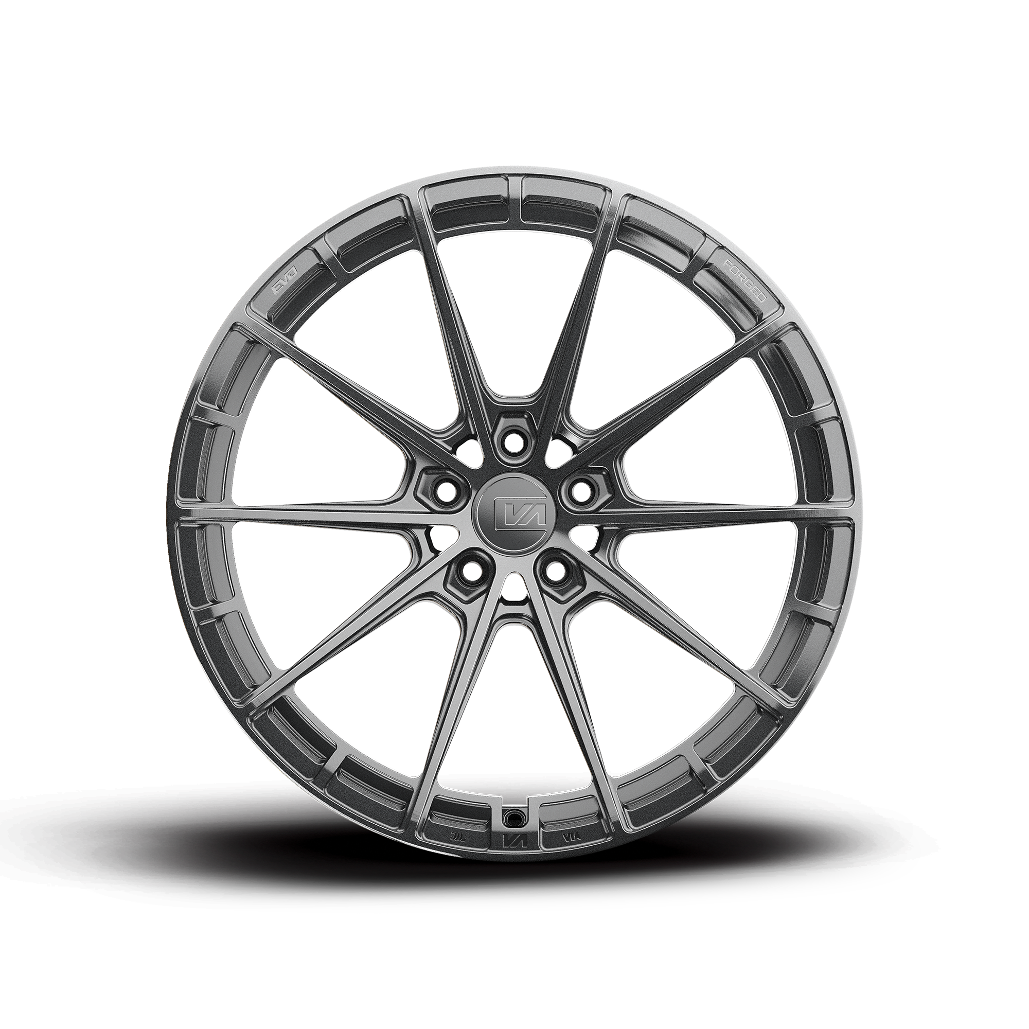 20x9 / 20x9 Forged Aure Gloss Gunmetal | 2007-2014 Ford Mustang Shelby GT500