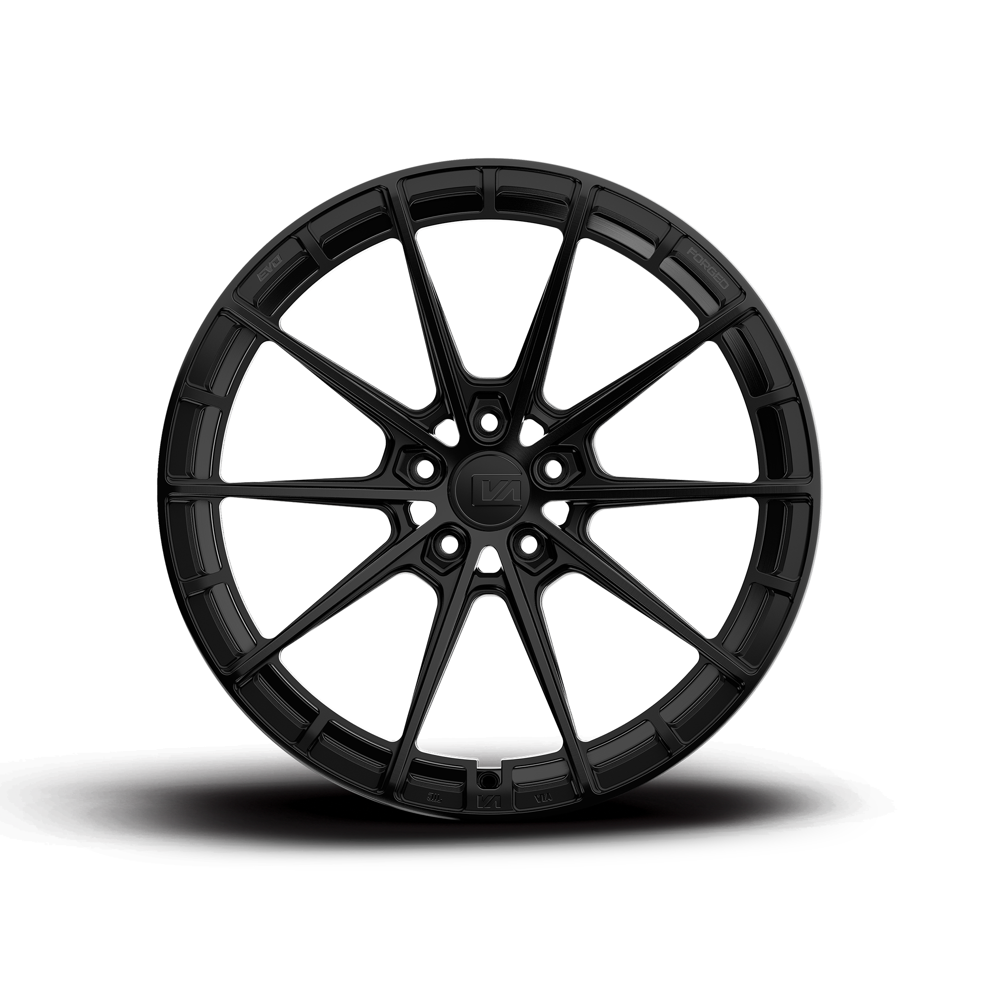 20x9 / 20x11 Forged Aure Satin Black | 2017+ Audi R8