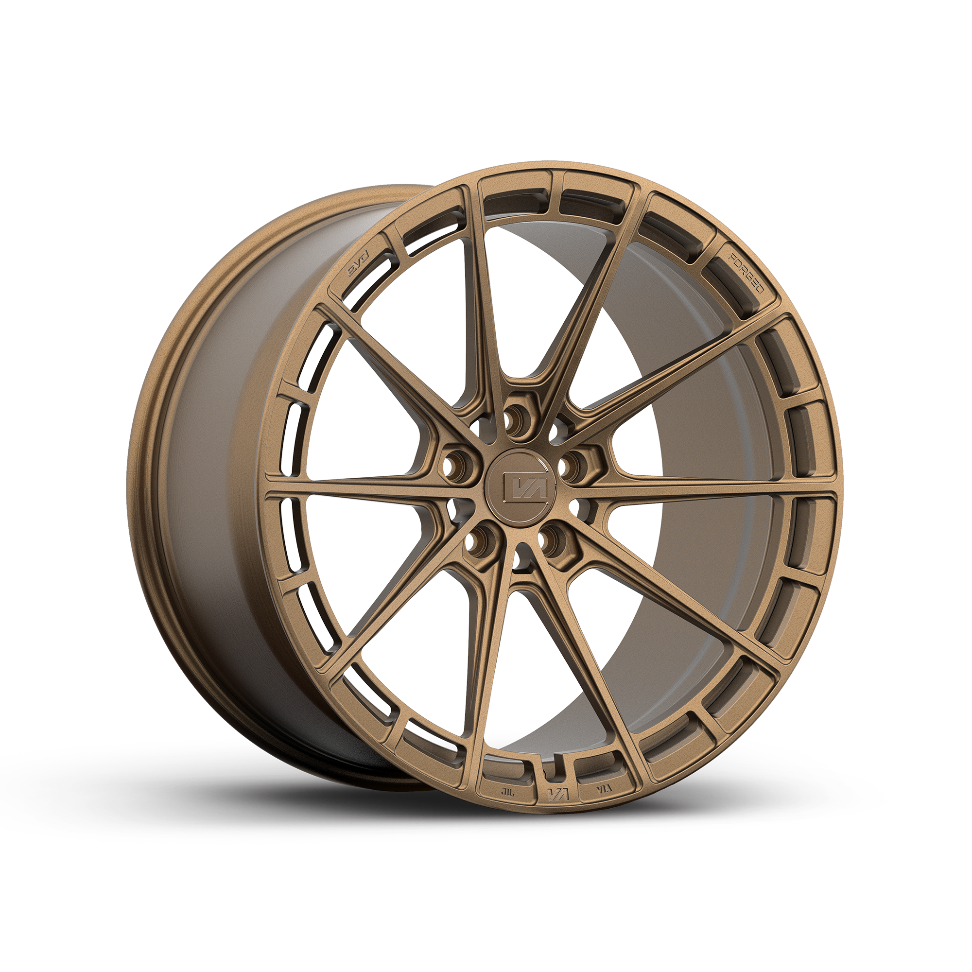 20x9 / 21x12 Forged Aure Satin Bronze | 2020+ Chevy Corvette C8