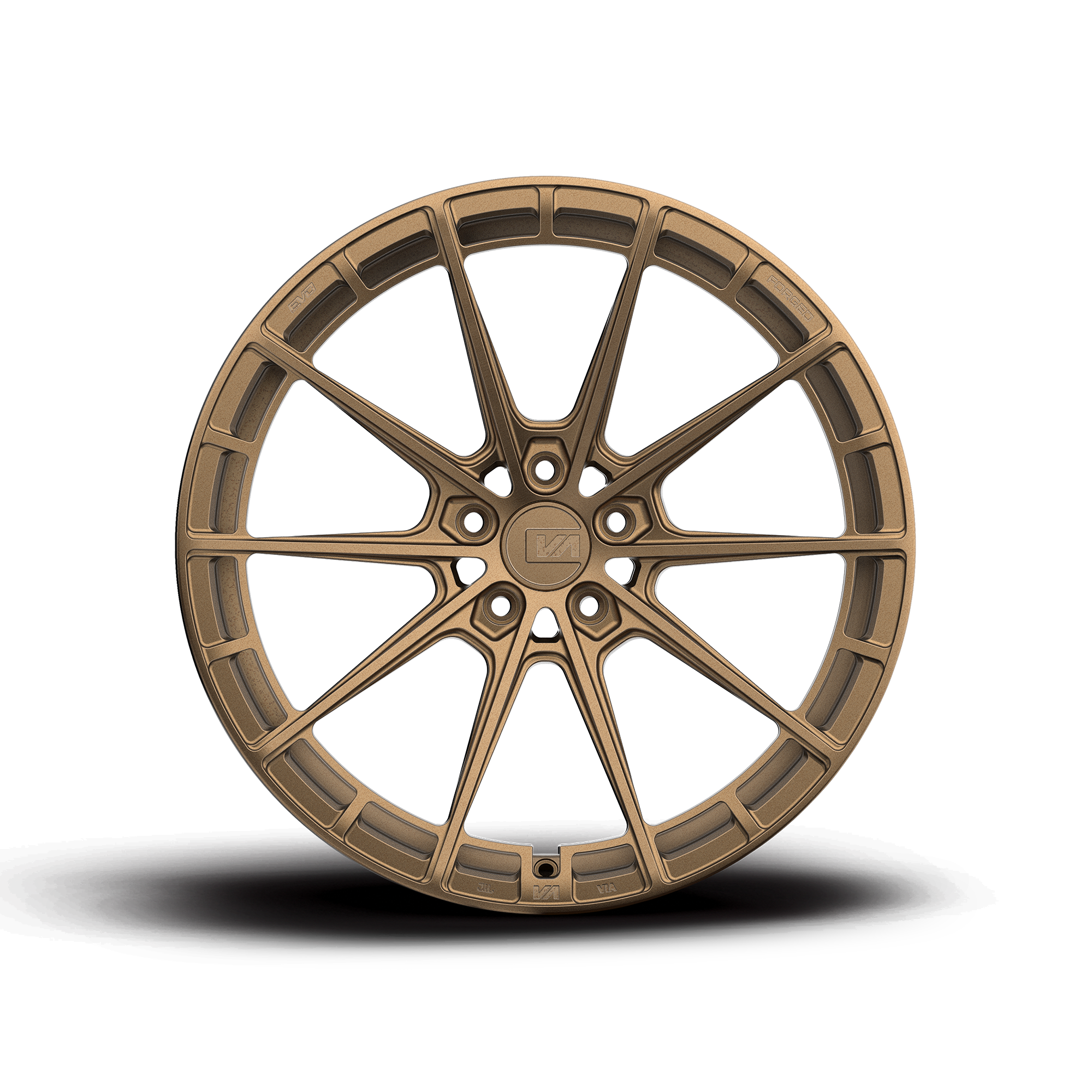 20x10 / 21x12 Forged Aure Satin Bronze | 2015-2019 Chevy Corvette GranSport (Steel Brakes)