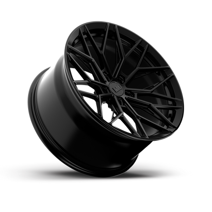 19x8.5 / 19x10 Forged Maxim Satin Black | 2021+ Tesla Model S Plaid