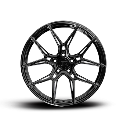 20x9 / 20x9 Forged Nysa Gloss Black | 2024-2025 Mercedes Benz E Class Sedan