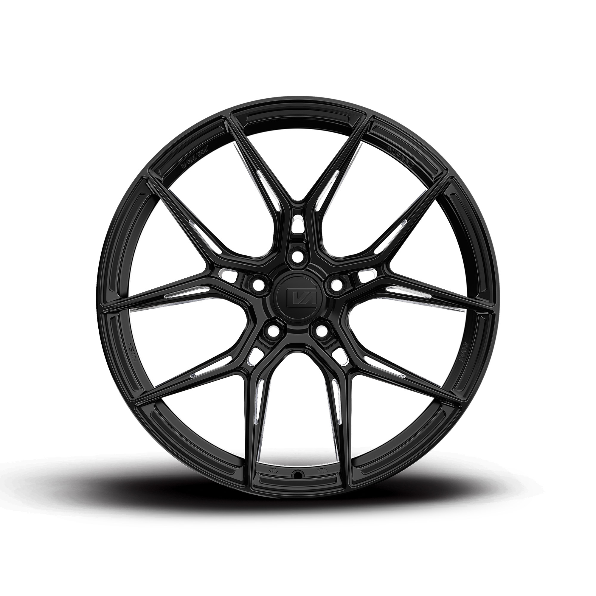 20x10 / 21x12 Forged Nysa Satin Black | 2015-2019 Chevy Corvette GranSport (Steel Brakes)