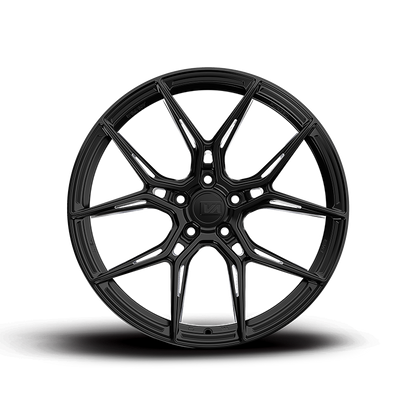 19x8.5 / 19x11 Forged Nysa Satin Black | 2004-2014 Lamborghini Gallardo