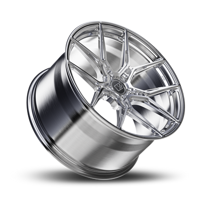 19x10 / 20x11 Forged Nysa Chrome Powder | 2015-2019 Chevy Corvette GranSport (Steel Brakes)