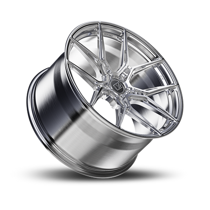 19x8.5 / 19x8.5 Forged Nysa Chrome Powder | 2017-2018 Volvo V90 Cross Country