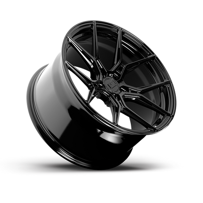 20x9 / 20x9 Forged Nysa Gloss Black | 2024-2025 Mercedes Benz E Class Sedan