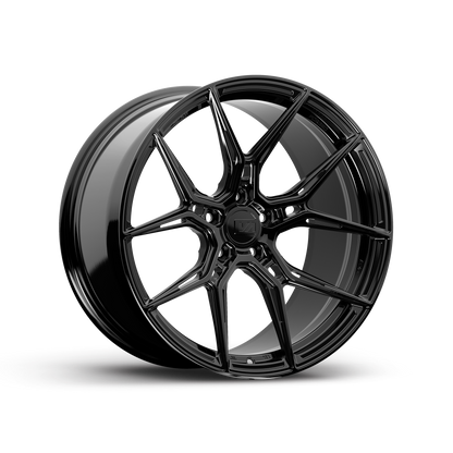 20x9 / 21x12 Forged Nysa Gloss Black | 2020+ Chevy Corvette C8