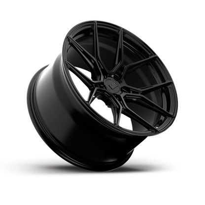 20x9 / 21x12 Forged Nysa Satin Black | 2020+ Chevy Corvette C8