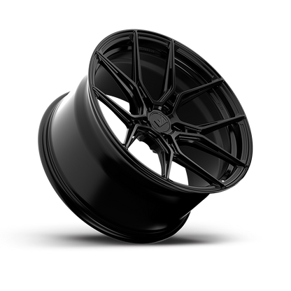 19x8.5 / 19x8.5 Forged Nysa Satin Black | 2003-2006 Infiniti G35 Sedan