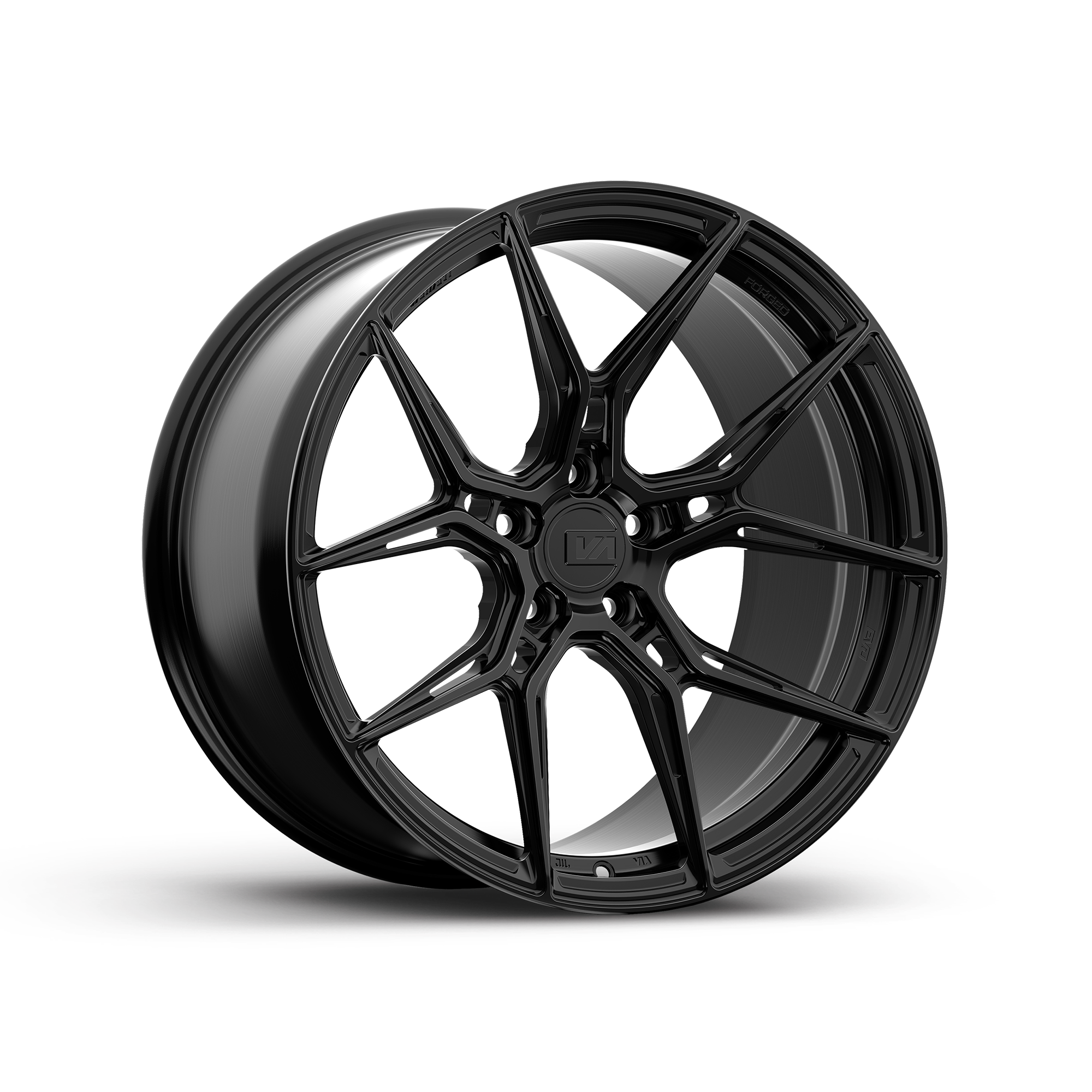 20x10 / 21x12 Forged Nysa Satin Black | 2015-2019 Chevy Corvette GranSport (CCB)