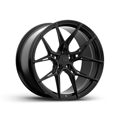 20x10 / 21x12 Forged Nysa Satin Black | 2015-2019 Chevy Corvette GranSport (CCB)