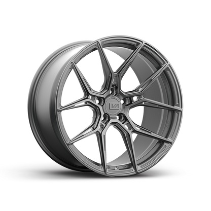 19x8.5 / 19x8.5 Forged Nysa Satin Gunmetal | 2014-2016 Porsche Cayman S