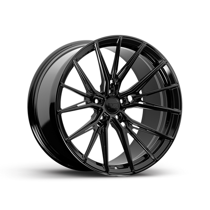 19x8.5 / 19x8.5 Forged Rian Gloss Black | 2015-2020 Audi S3