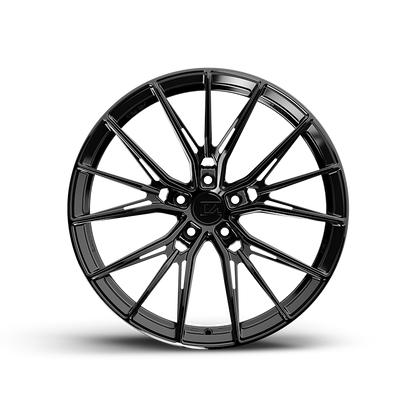 19x8.5 / 19x8.5 Forged Rian Gloss Black | 2015-2020 Audi S3
