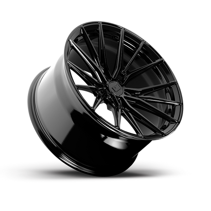 19x8.5 / 19x8.5 Forged Rian Gloss Black | 2015-2020 Audi S3
