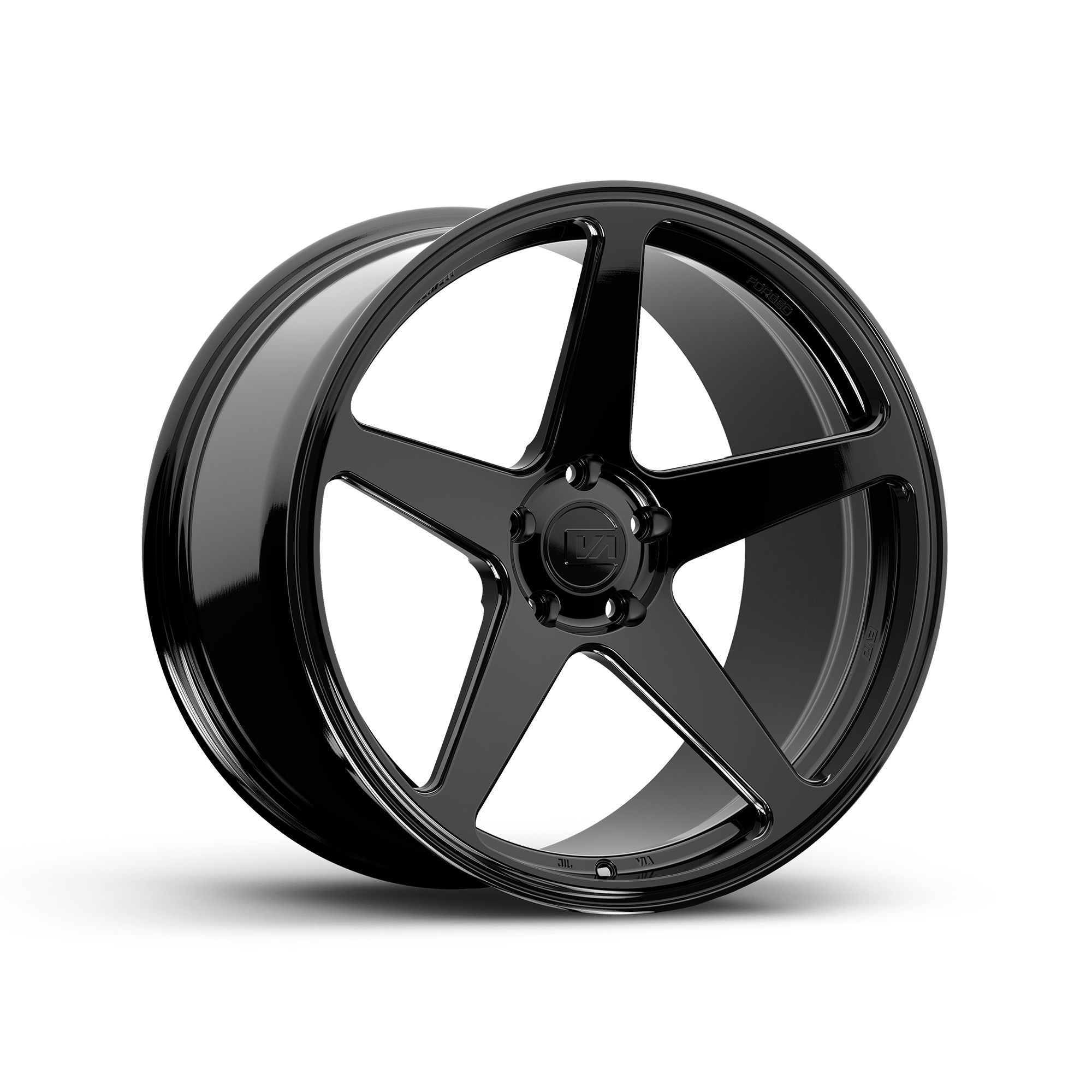 19x8.5 / 19x10 Forged Sena Gloss Black | 1968-1982 Chevy Corvette C3