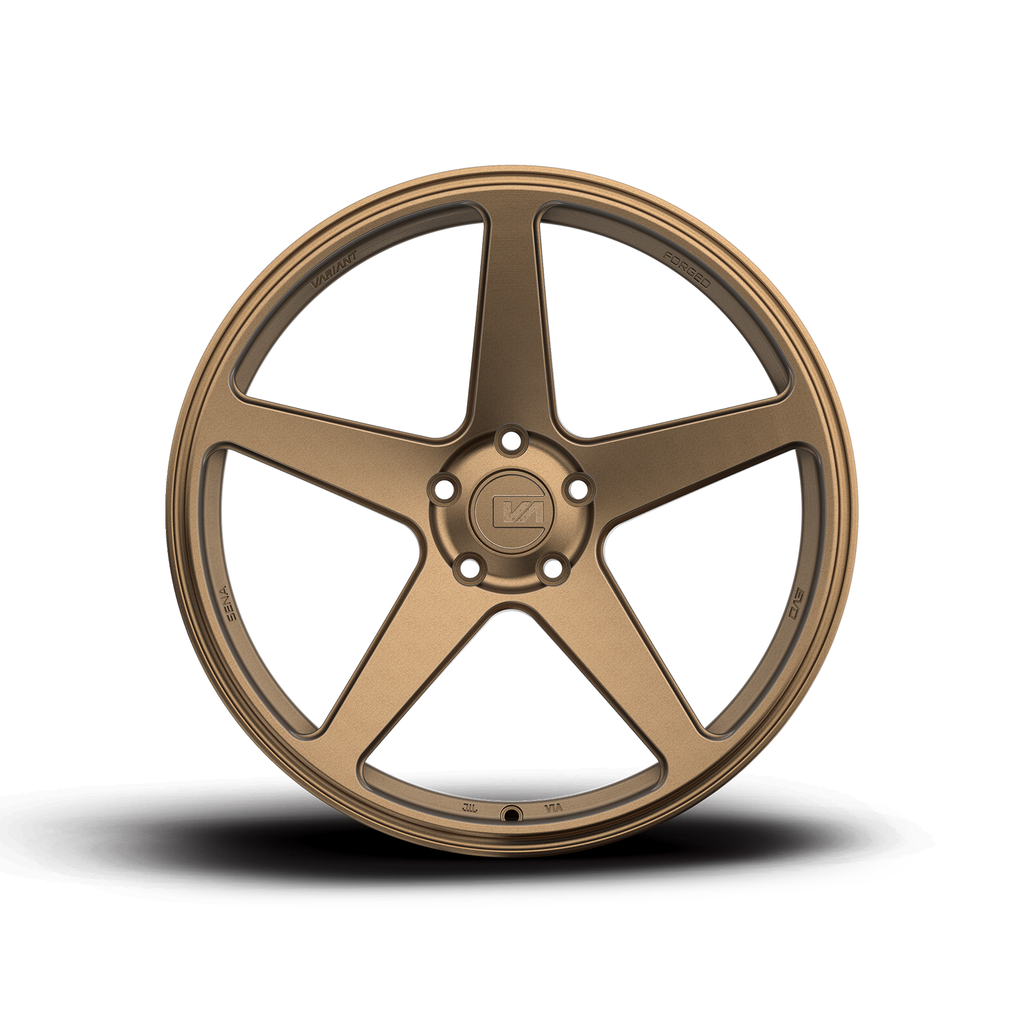 20x9 / 21x12 Forged Sena Satin Bronze | 2020+ Chevy Corvette C8