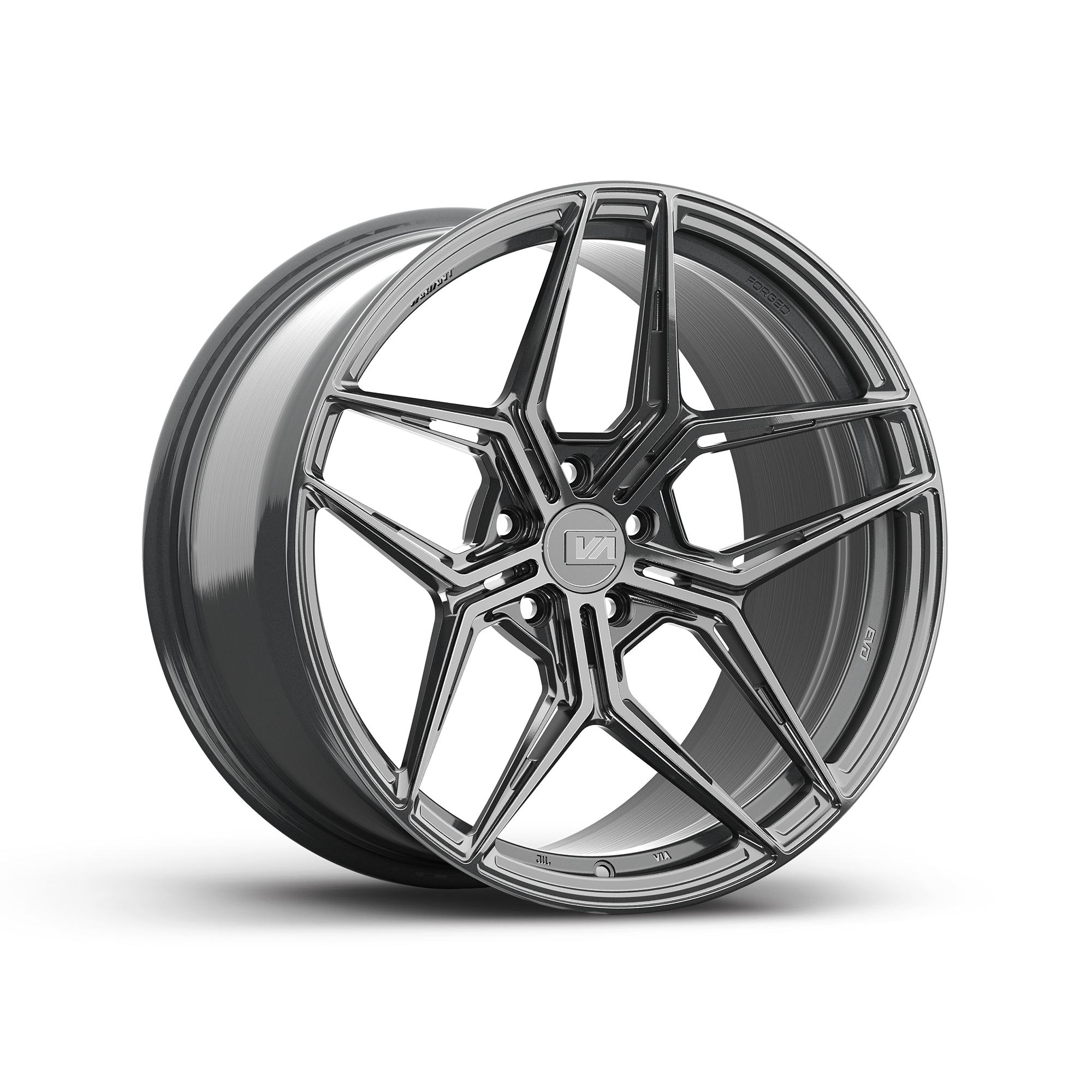 19x10 / 20x11 Forged Zeno Gloss Gunmetal | 2015-2019 Chevy Corvette GranSport (Steel Brakes)