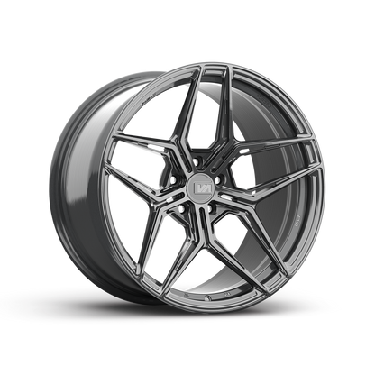 19x10 / 20x11 Forged Zeno Gloss Gunmetal | 2015-2019 Chevy Corvette GranSport (Steel Brakes)