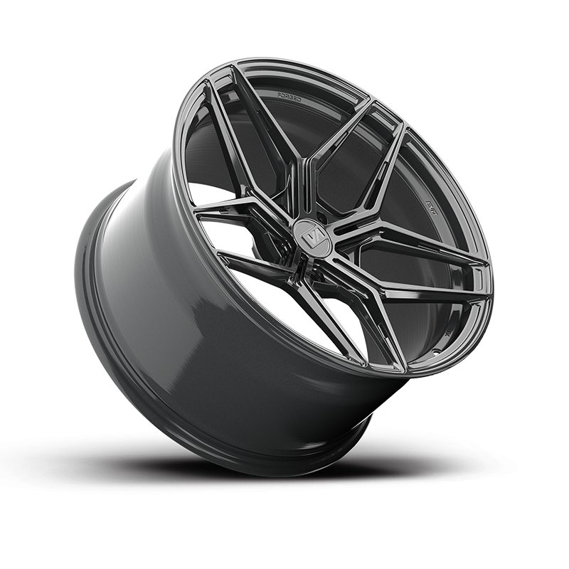 19x8.5 / 19x8.5 Forged Zeno Gloss Gunmetal | 2007-2013 Mercedes Benz S Class
