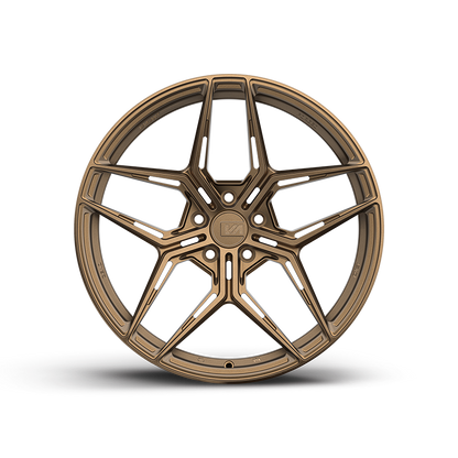 19x8.5 / 19x11 Forged Zeno Satin Bronze | 1997-2004 Chevy Corvette