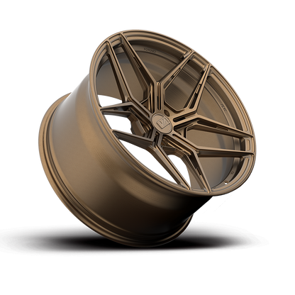 19x8.5 / 19x11 Forged Zeno Satin Bronze | 1997-2004 Chevy Corvette