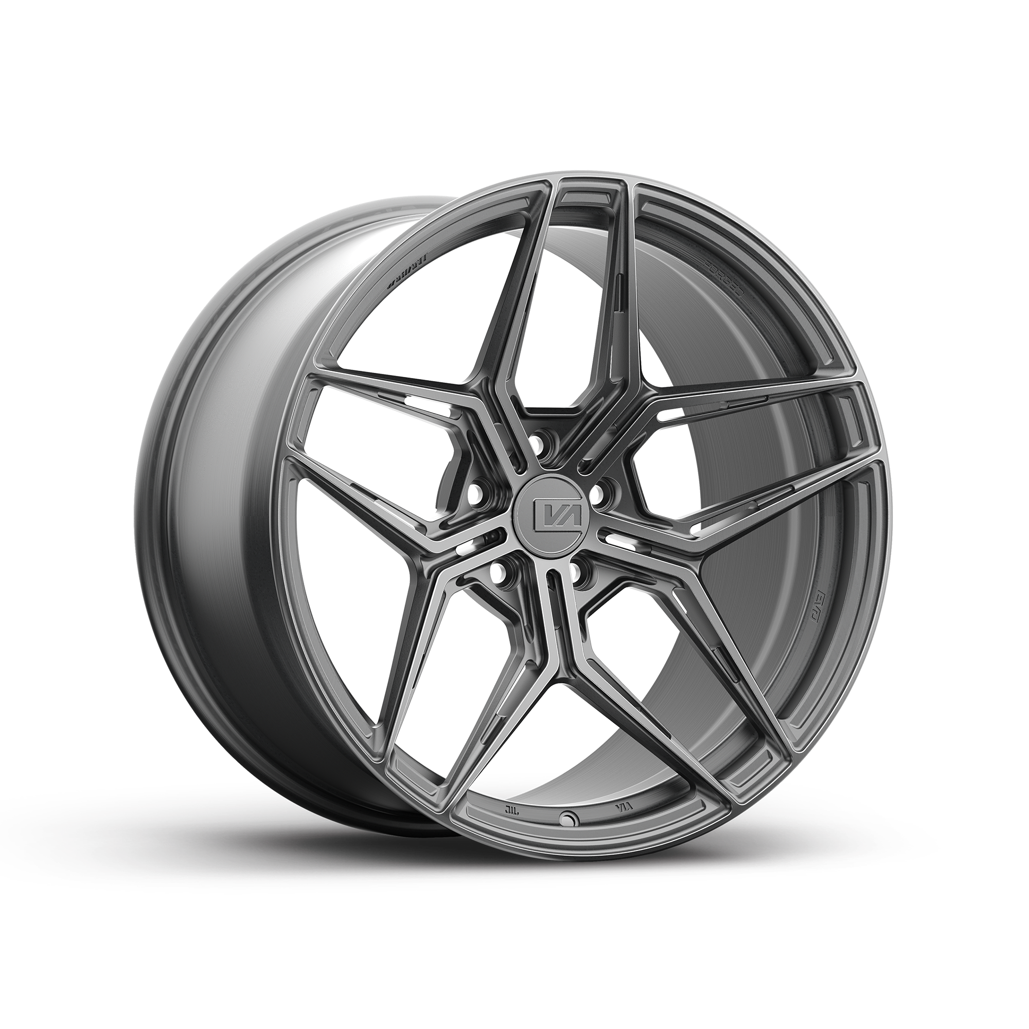 20x9 / 20x10 Forged Zeno Satin Gunmetal | 2021+ Tesla Model S Plaid