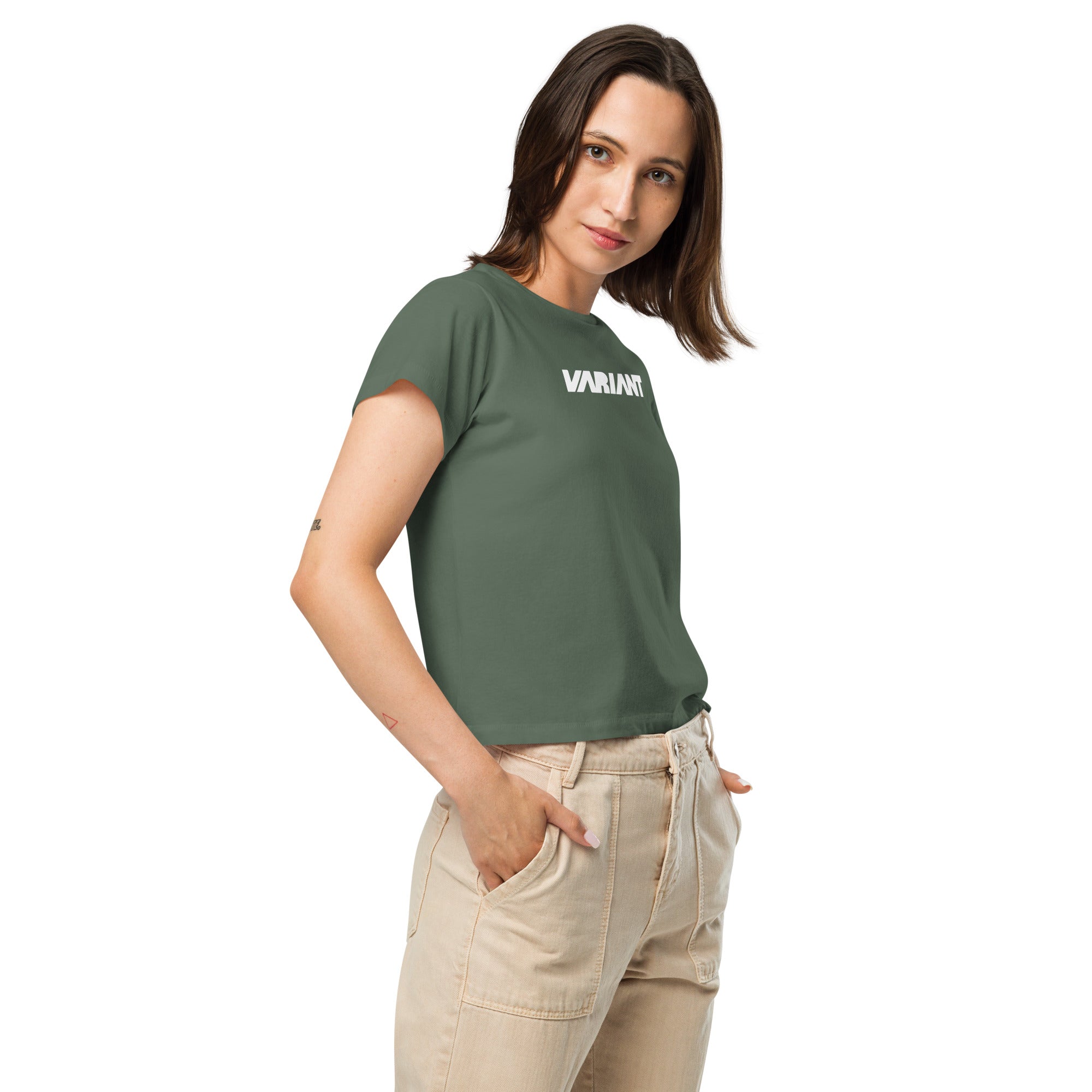 Women’s high-waisted t-shirt