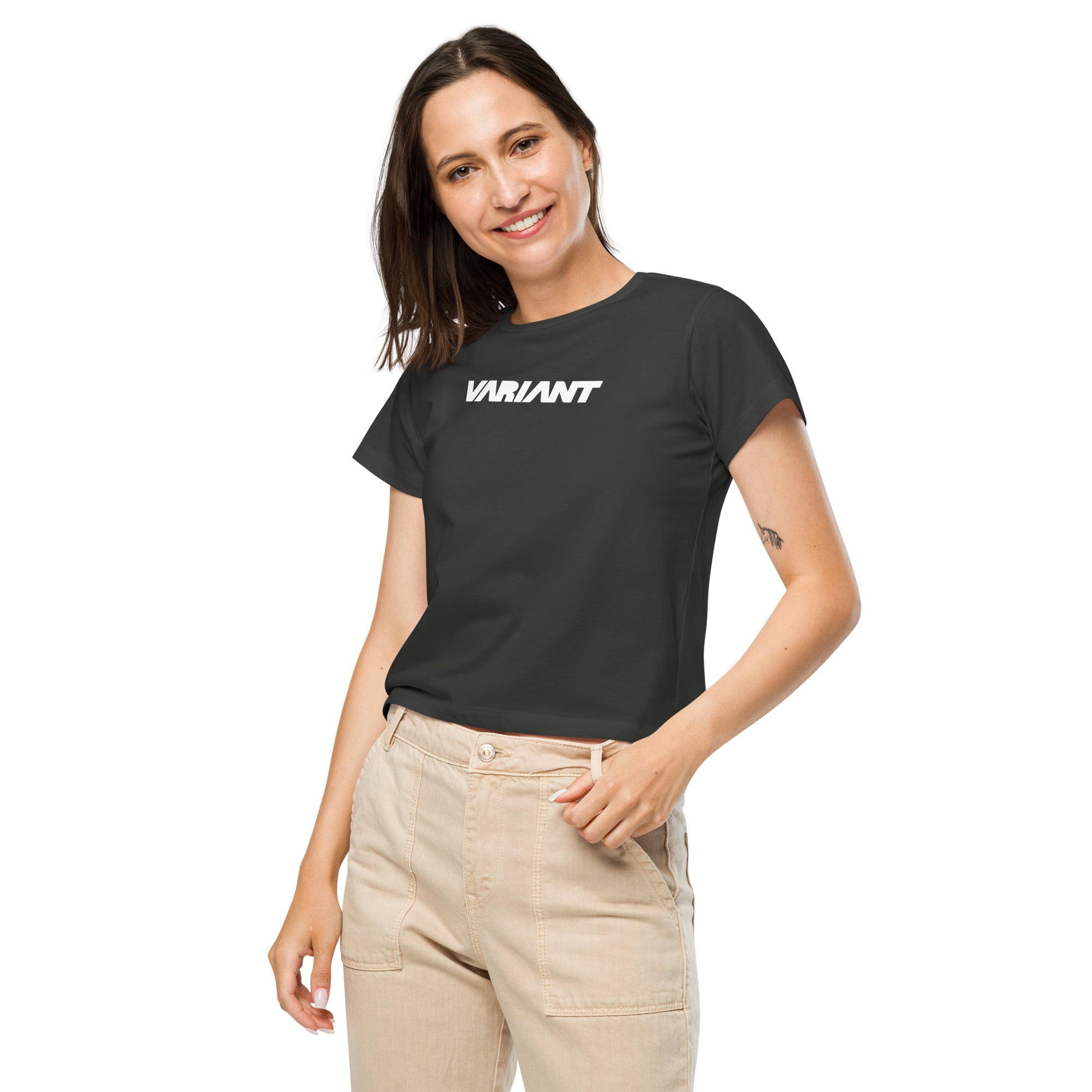 Women’s high-waisted t-shirt